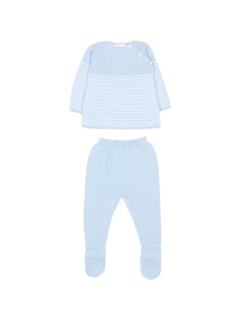 Paz Rodriguez striped babywear (set of two) - Blu
