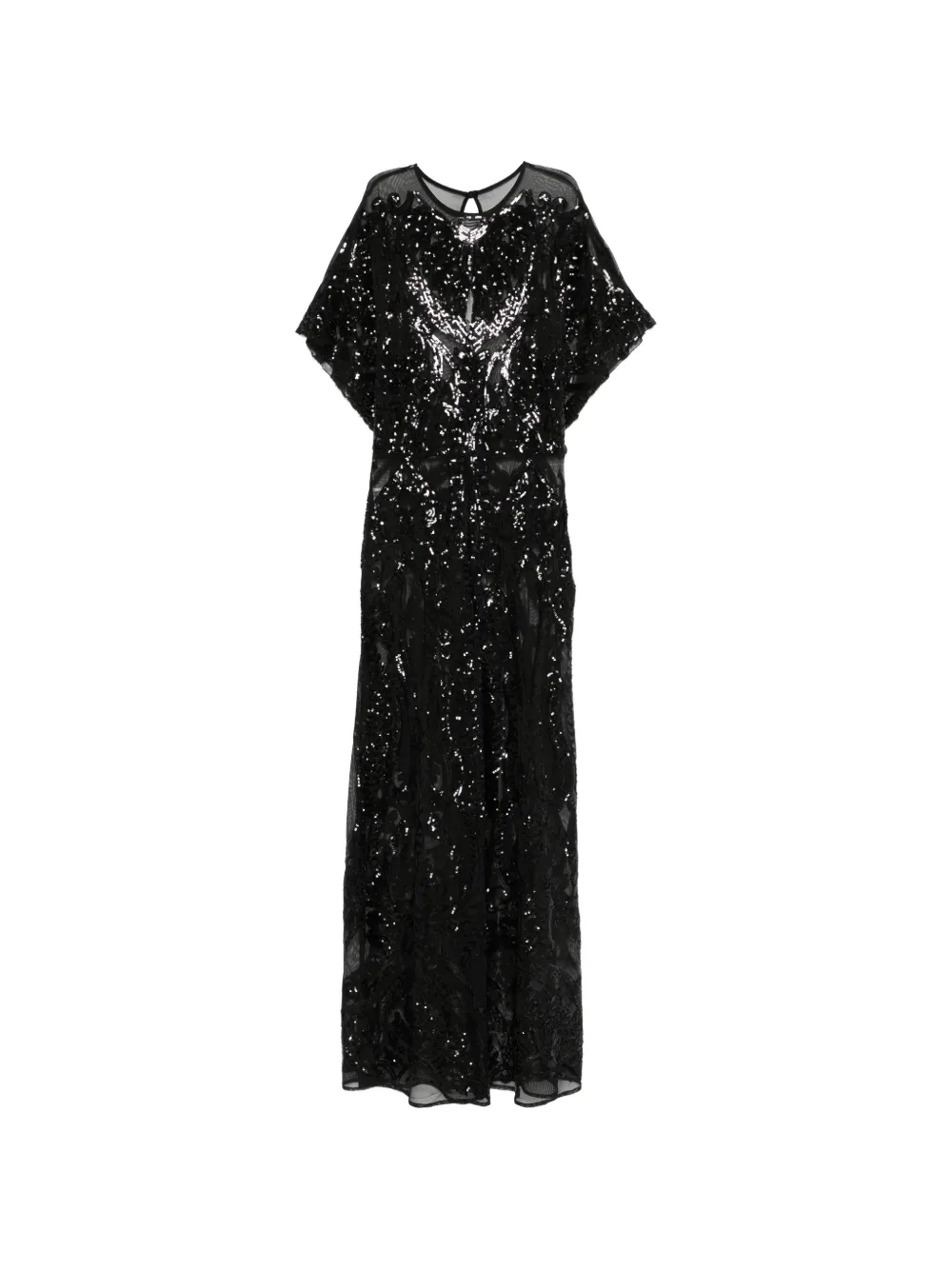 Norma Kamali round-neck jumpsuit - Nero