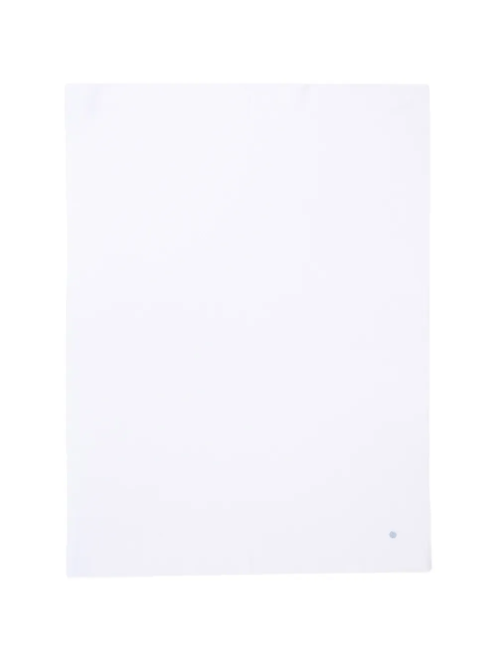 Paz Rodriguez coton blanket - Bianco