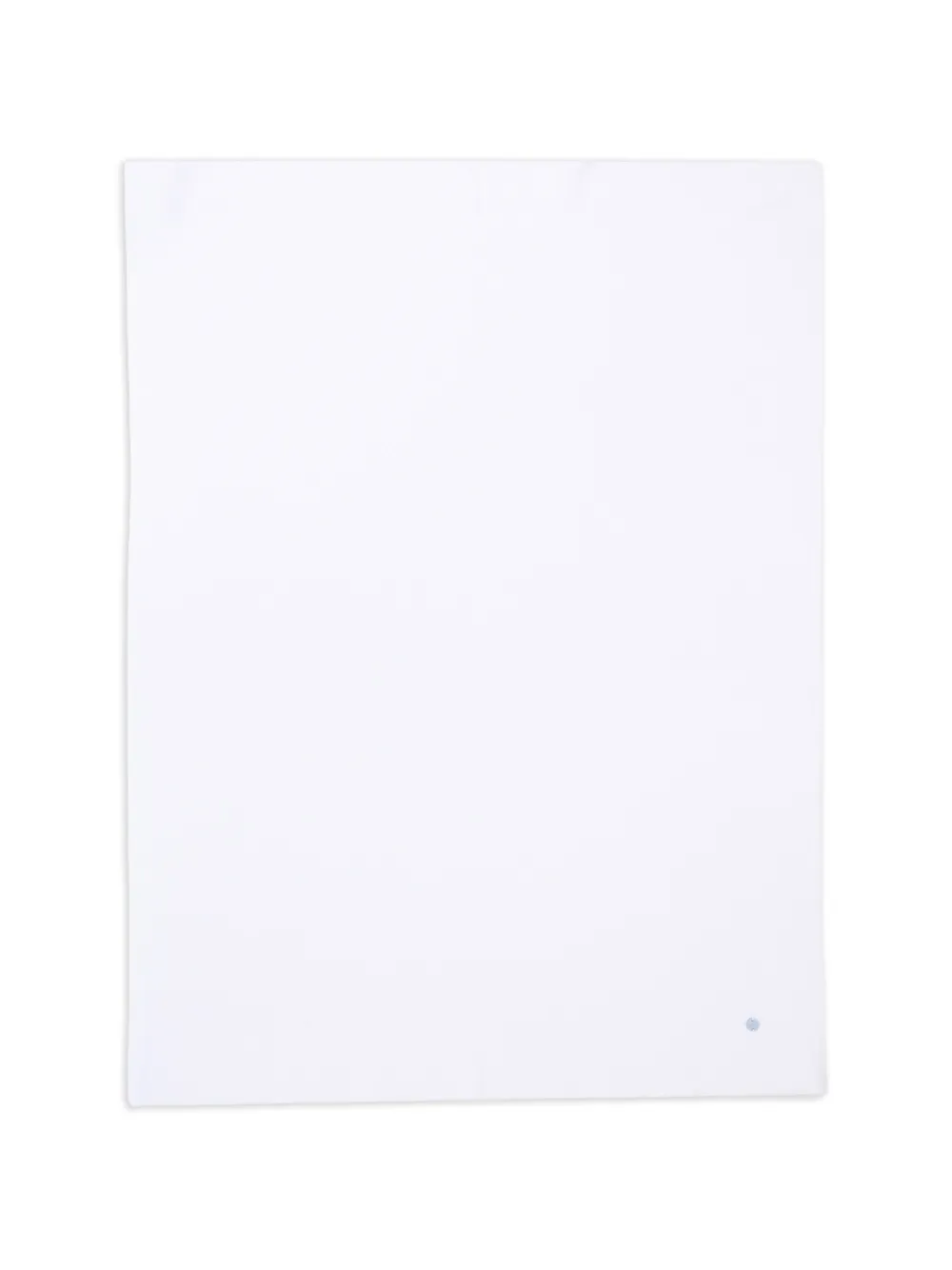 Paz Rodriguez coton blanket - Bianco