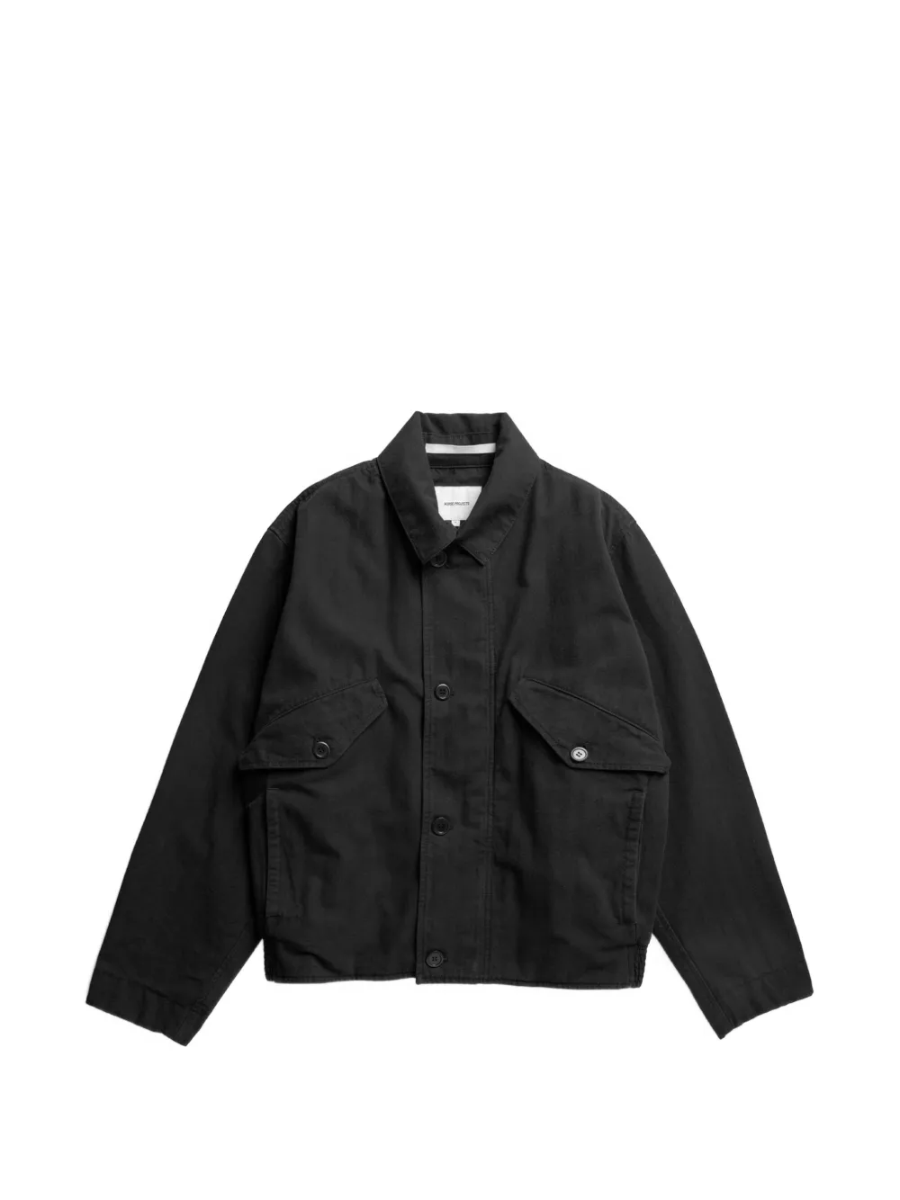 Norse Projects Vandel button-down cotton jacket - Nero