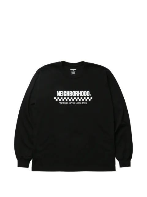 Neighborhood long sleeve cotton T-shirt