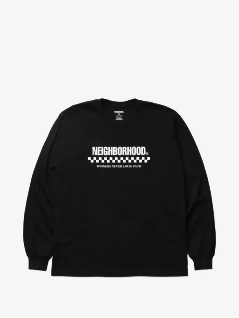 Neighborhood long sleeve cotton T-shirt