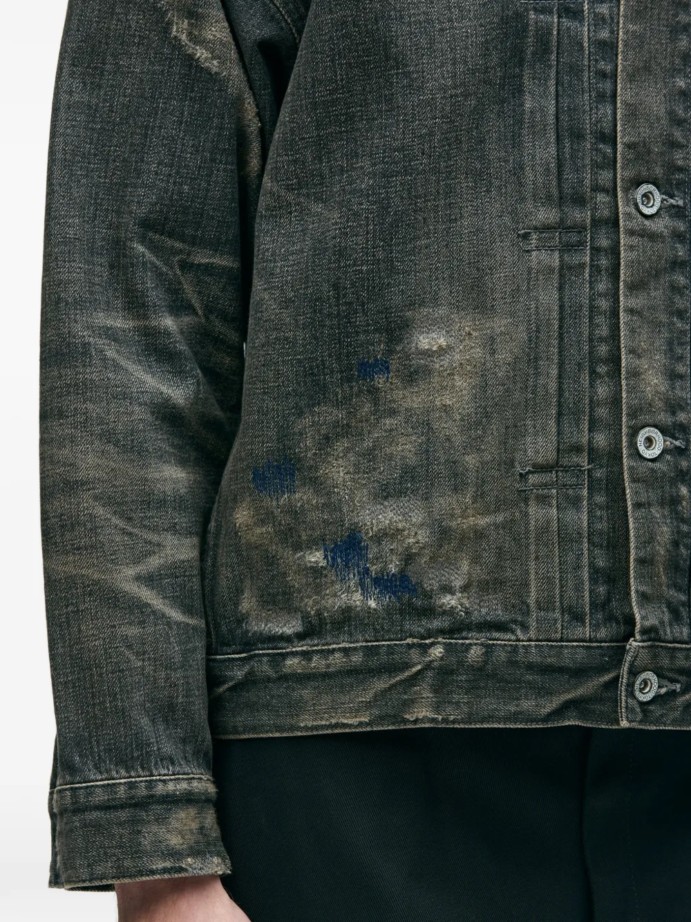 Neighborhood Denim jas Zwart