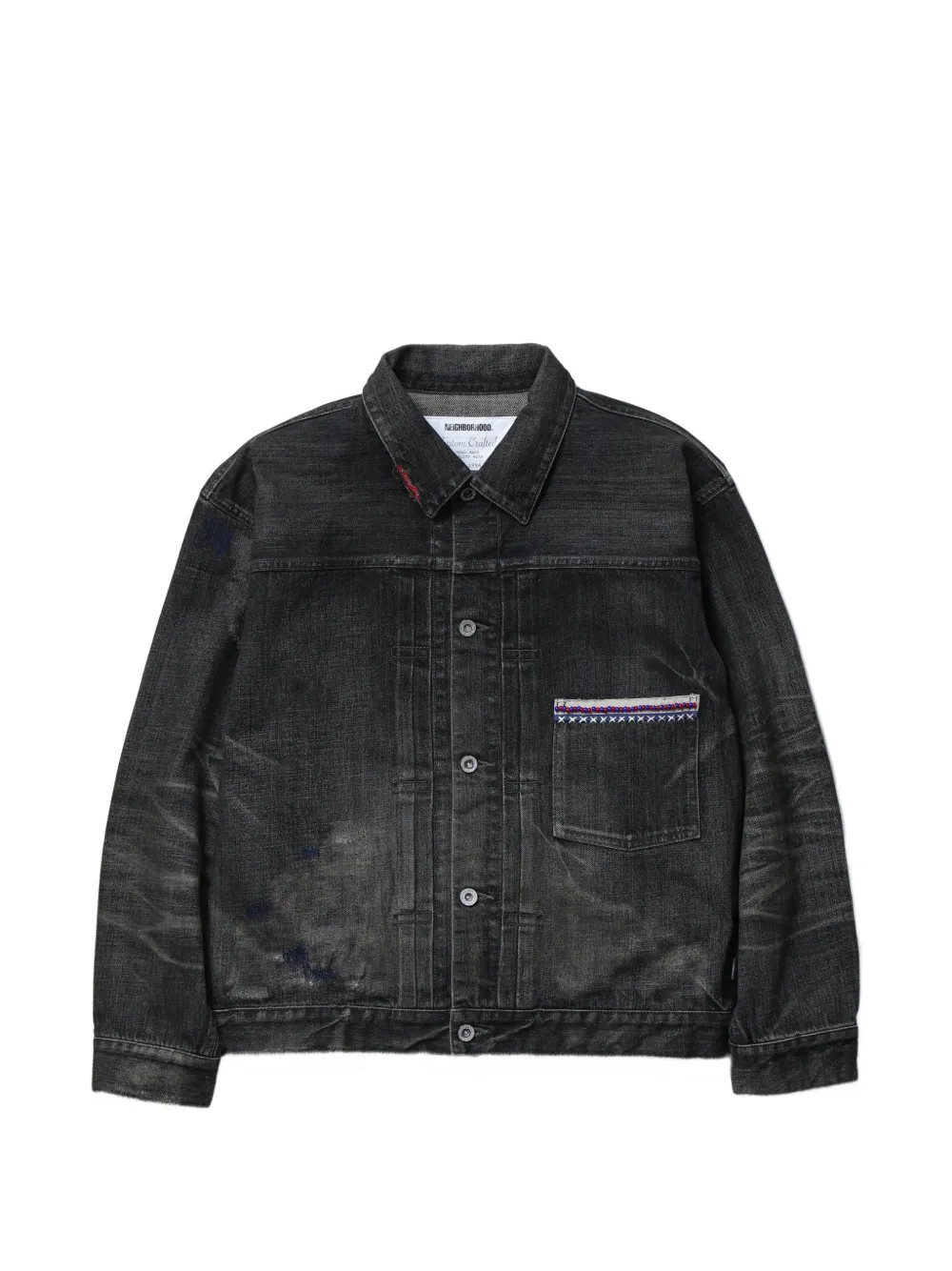 Neighborhood Type-1 denim jacket - Schwarz