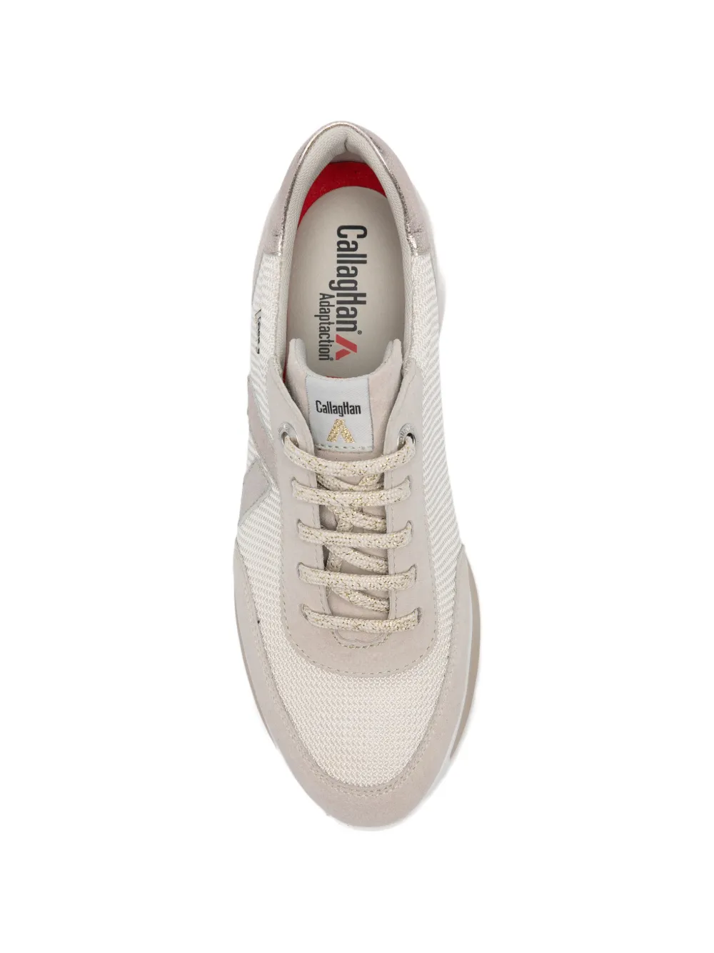 callaghan Sneakers met metallic-effect Beige