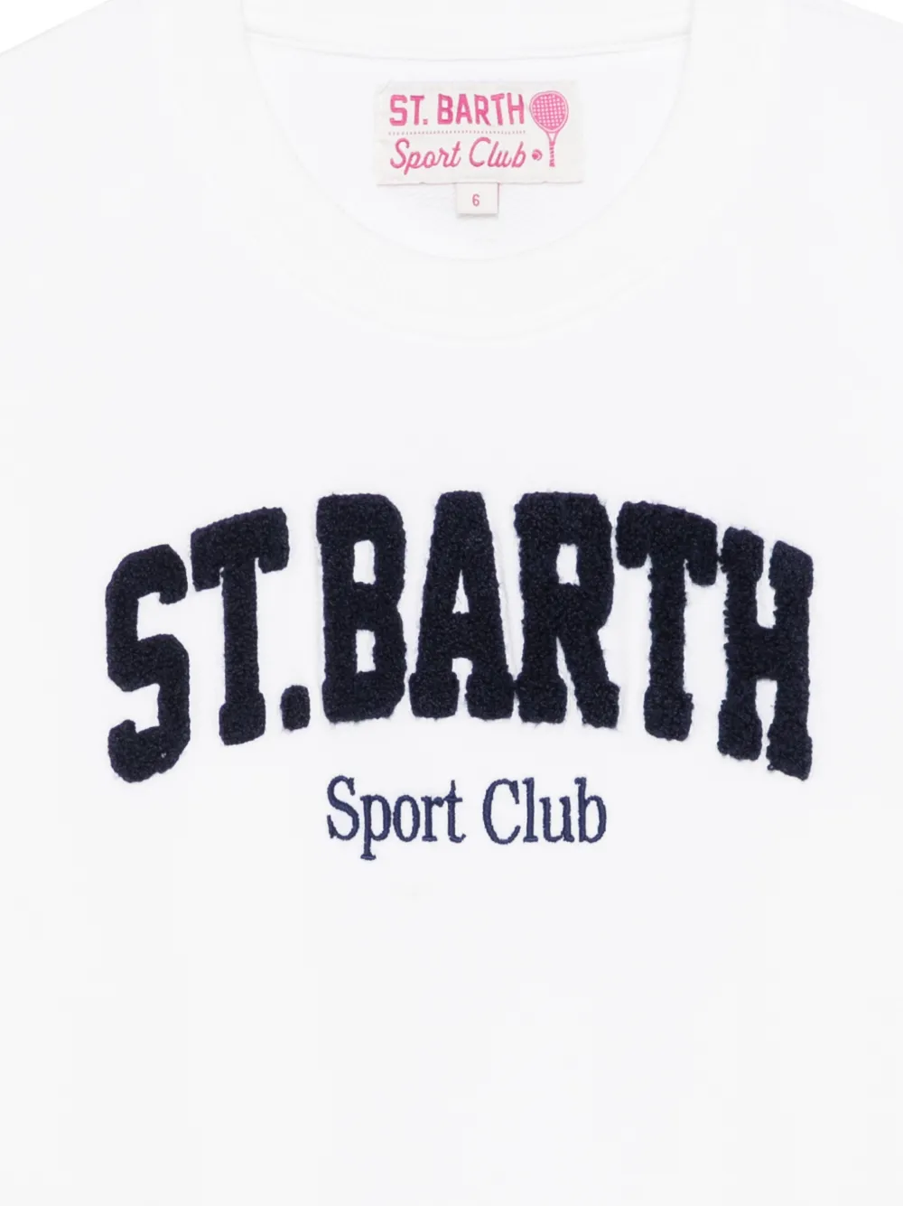MC2 Saint Barth Kids Sweater met ronde hals Wit