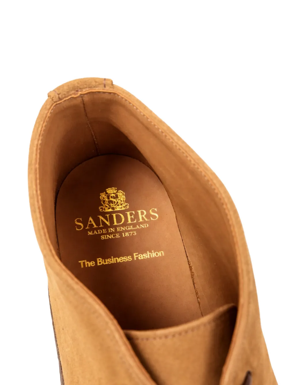  Sanders Lace-up Suede Desert Boots - Neutrals 