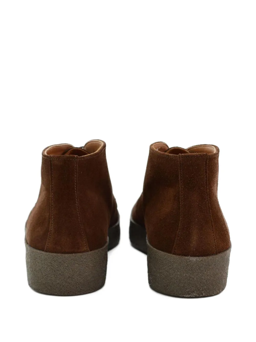 Sanders Suède veterlaarzen Bruin