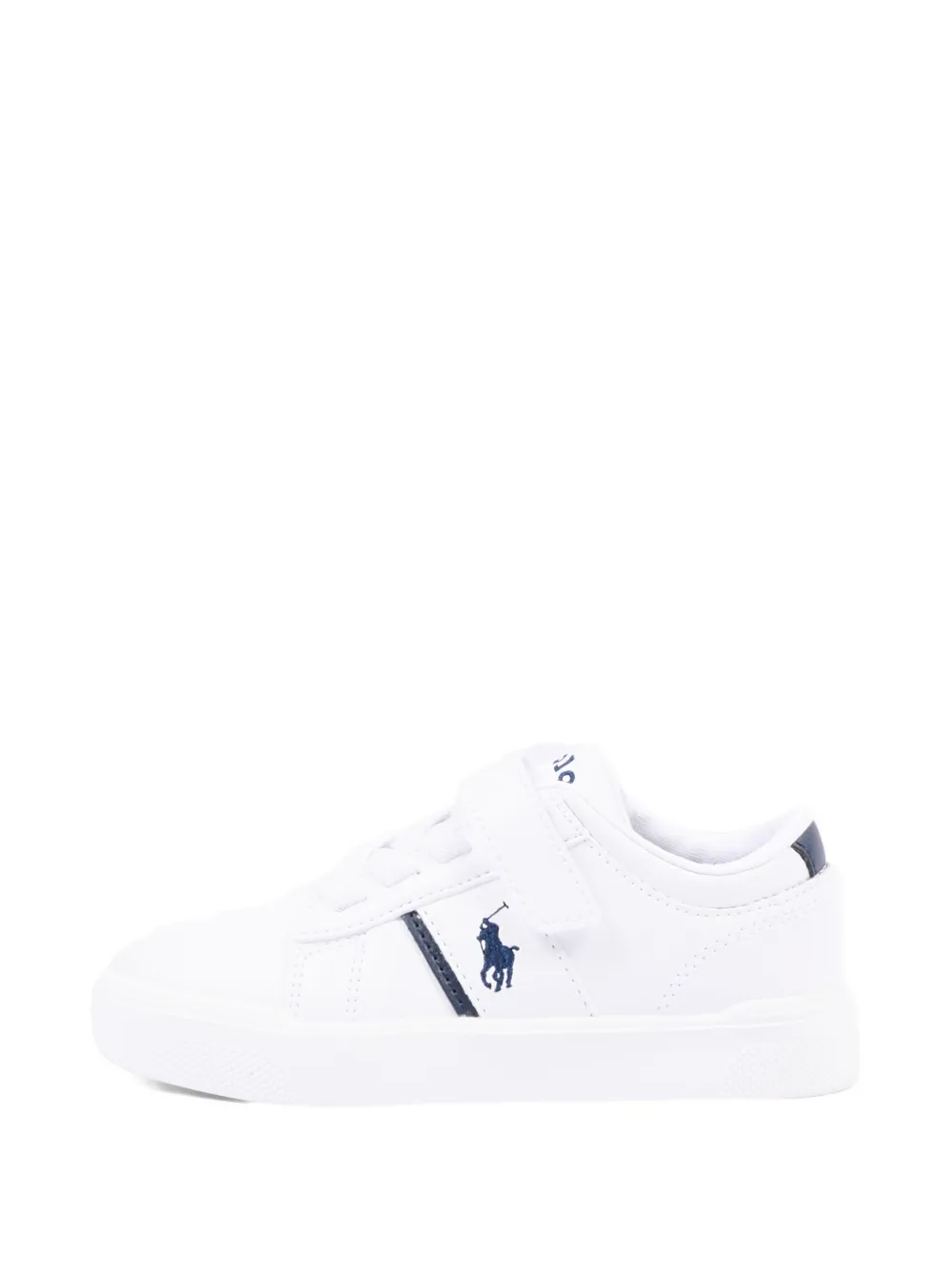 POLO RALPH LAUREN KIDS strap logo sneakers Wit