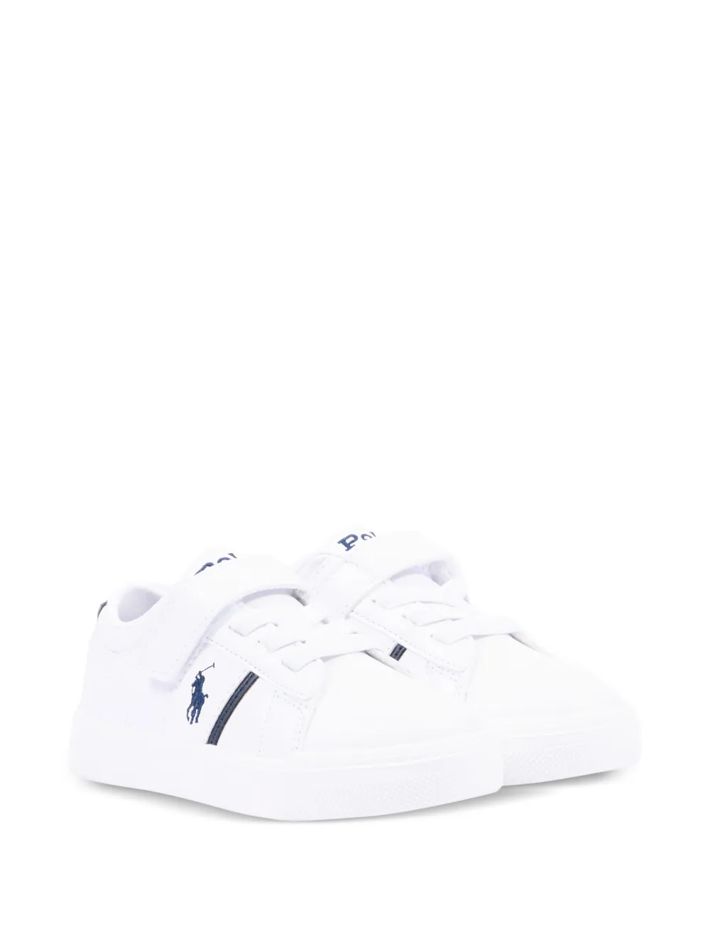 POLO RALPH LAUREN KIDS Sneakers met logoband Wit