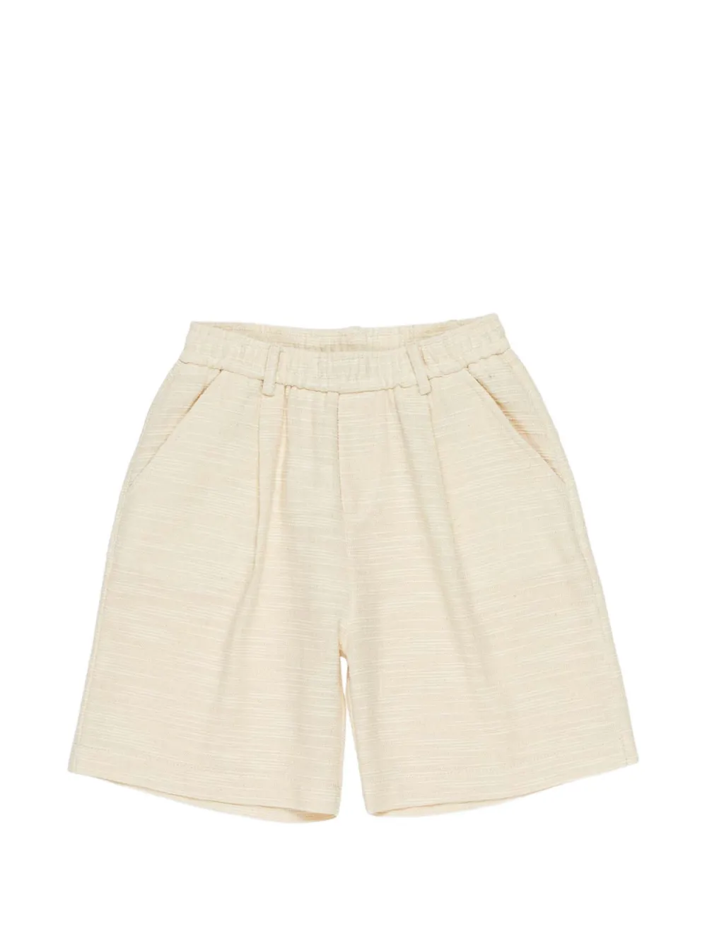 Paolo Pecora Kids patch-pocket shorts - Toni neutri
