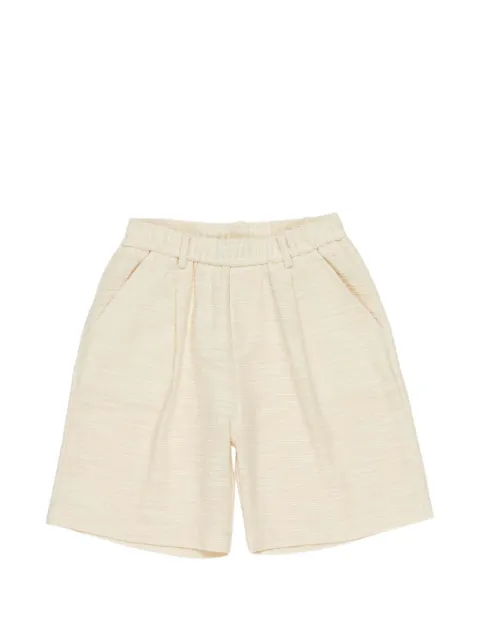 Paolo Pecora Kids shorts con bolsillo de parche