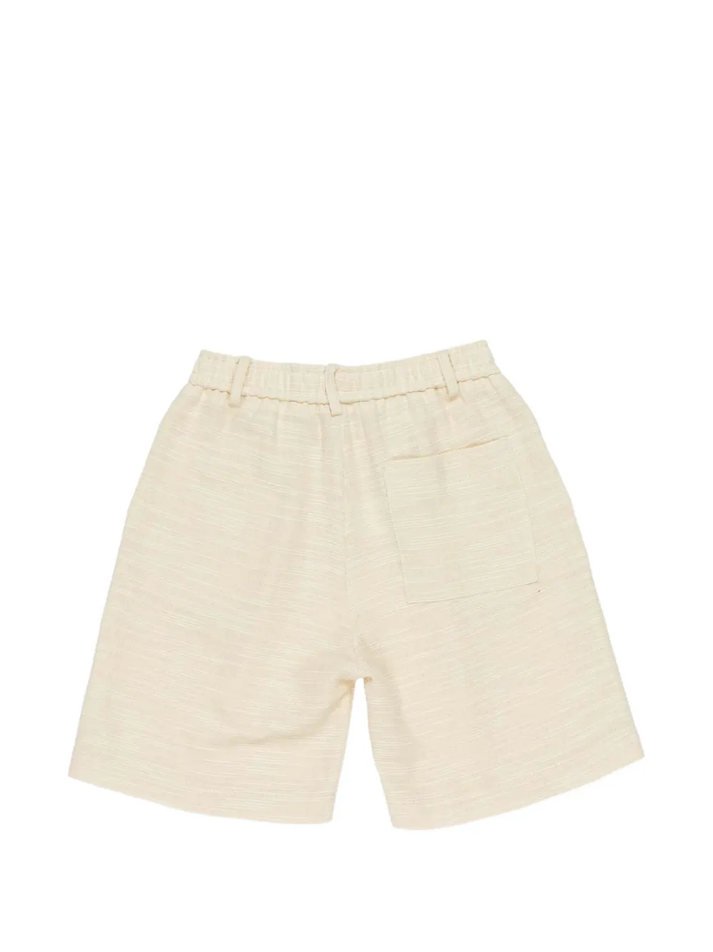 Paolo Pecora Kids Shorts met opgestikte zak Beige