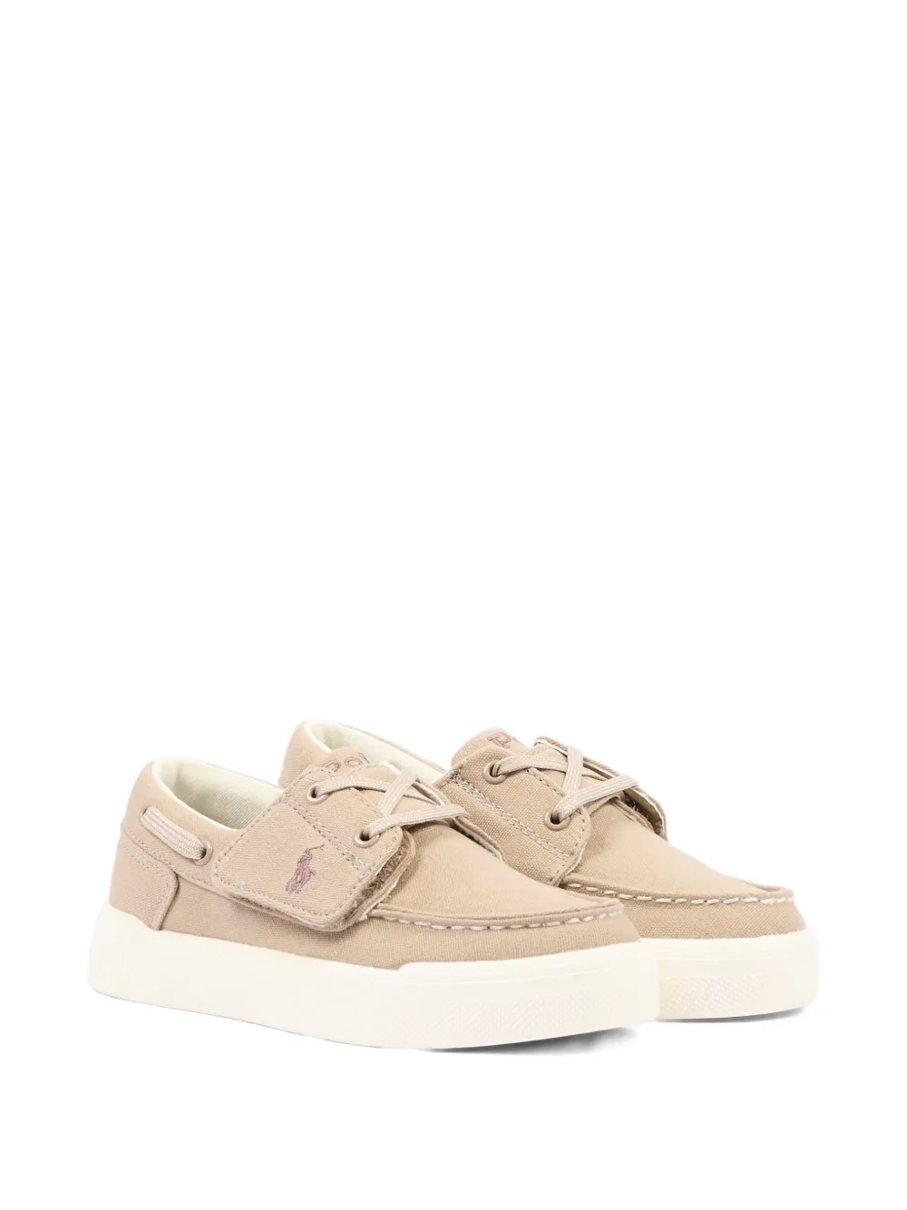 POLO RALPH LAUREN KIDS Briar boat shoes Beige