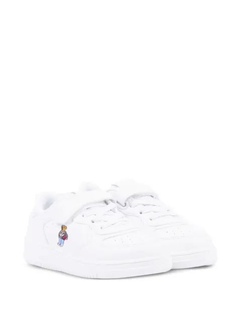 POLO RALPH LAUREN KIDS bear embroidery sneakers