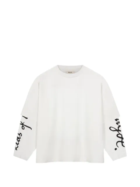 ROUGH. long-sleeve crew-neck T-shirt