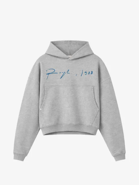 ROUGH. hoodie con logo estampado