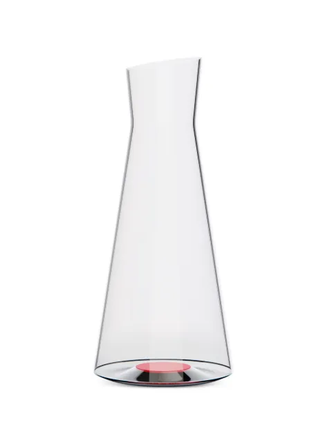 Trebonn red-detail glass carafe