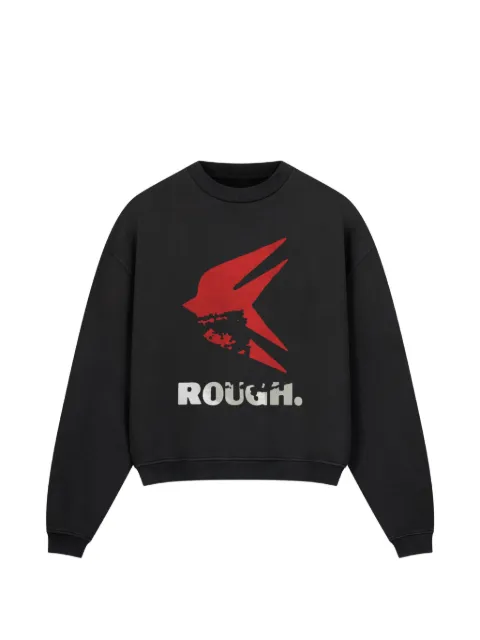 ROUGH. Sweatshirt mit Logo-Print