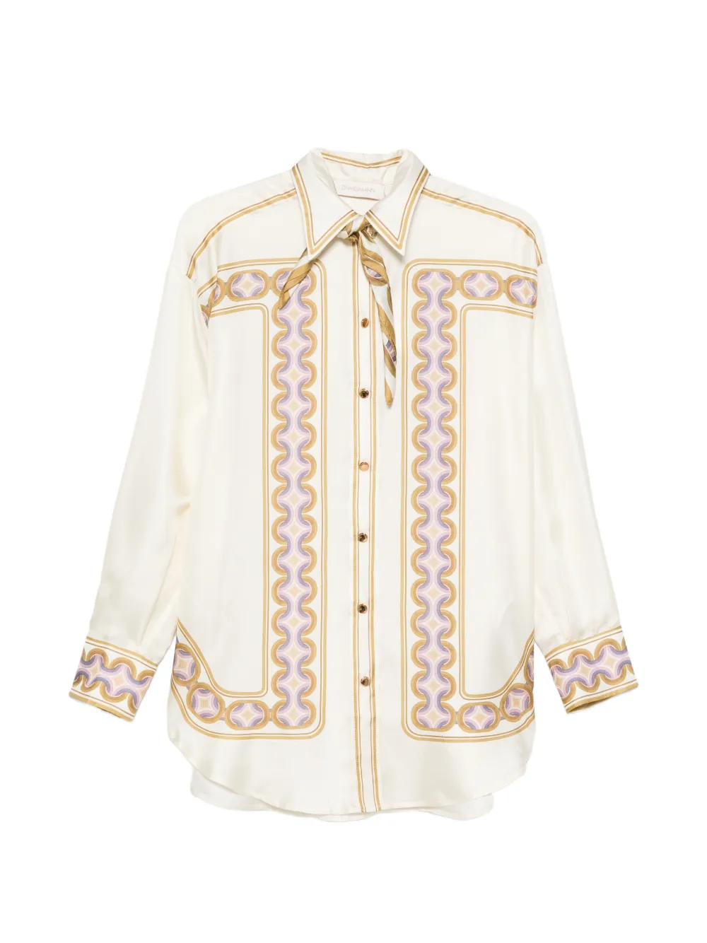 ZIMMERMANN Luna Retro shirt - Nude