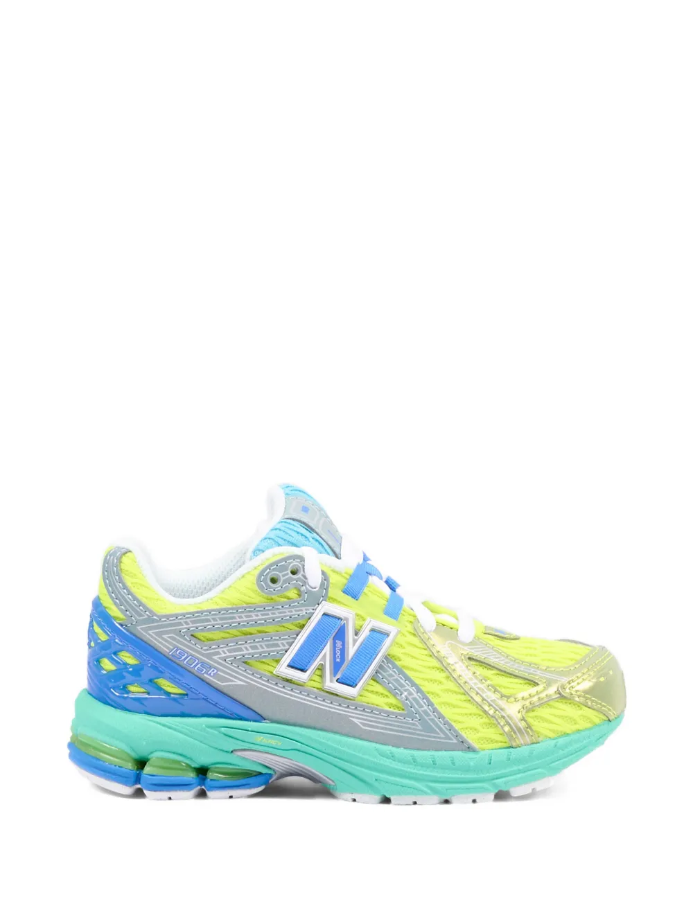 New Balance Kids lace-up running sneakers Geel
