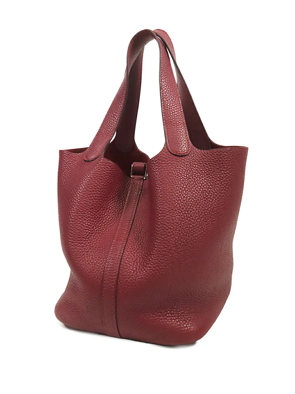  Hermès Pre-owned 2017 Clemence Picotin Lock 22 Handbag - Red 