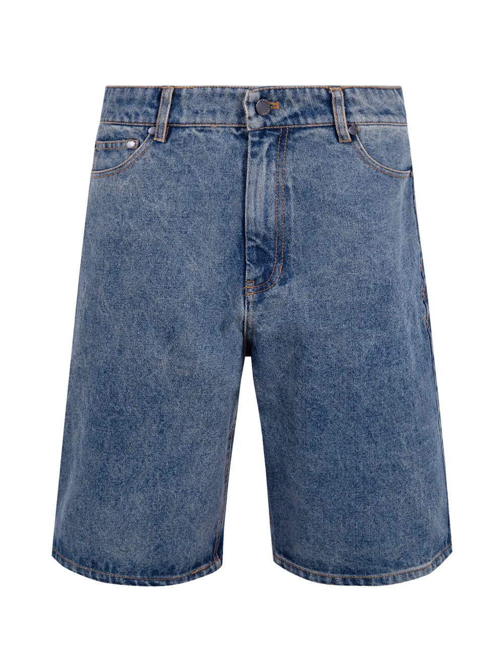 Daily Paper Jeans-Shorts mit Acid-Wash-Effekt - Blau