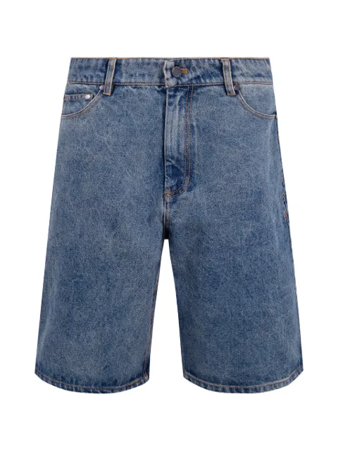 Daily Paper acid-wash denim shorts