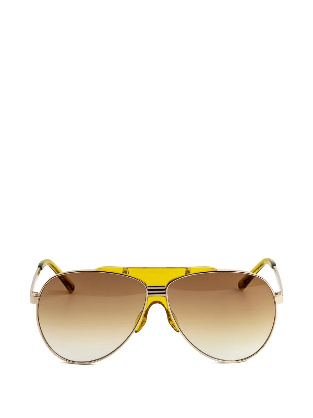 The Attico x Linda Farrow Amelia sunglasses - Giallo