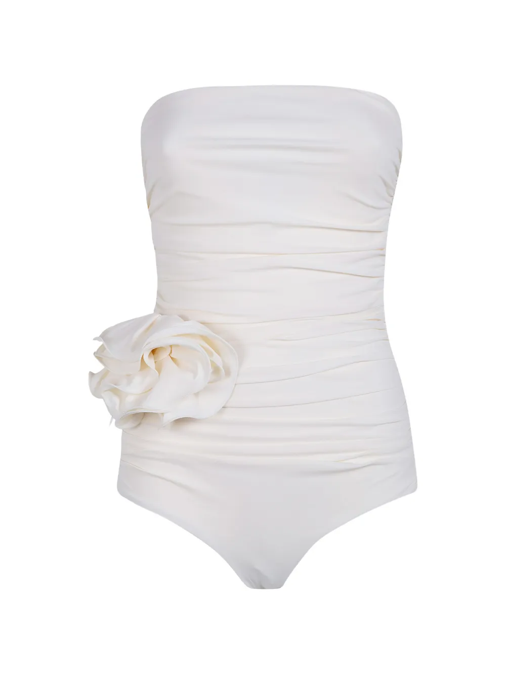 Magda Butrym Costume da bagno con ruches - Toni neutri