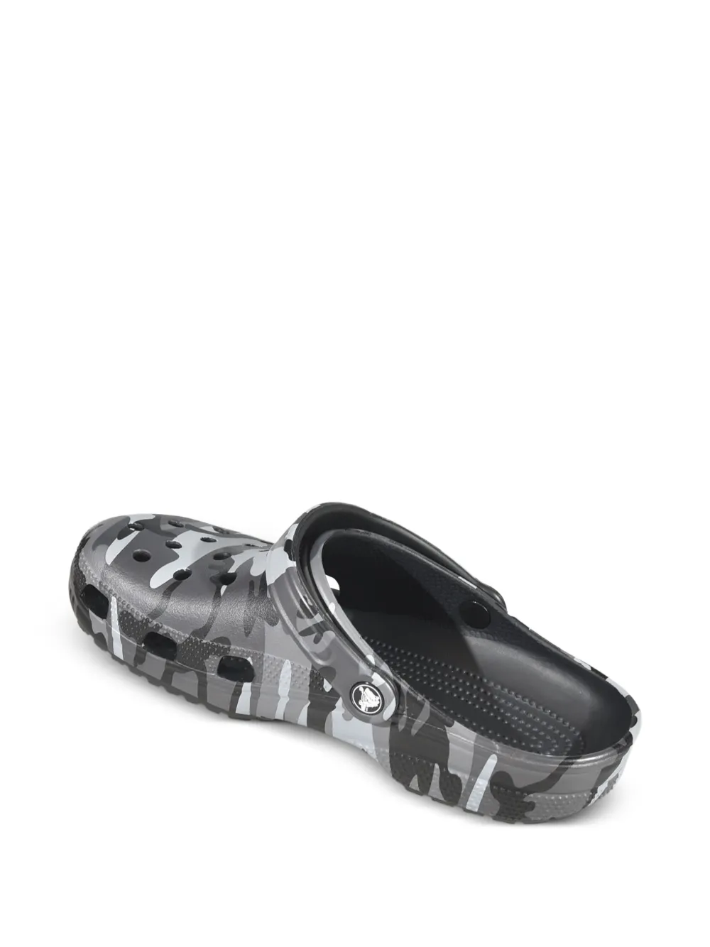 Crocs camouflage-print mules Grijs