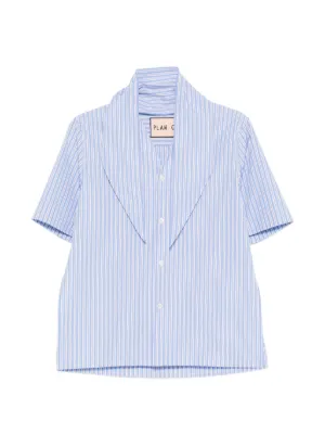 Jil Sander ストライプ シャツ | ブルー | FARFETCH JP
