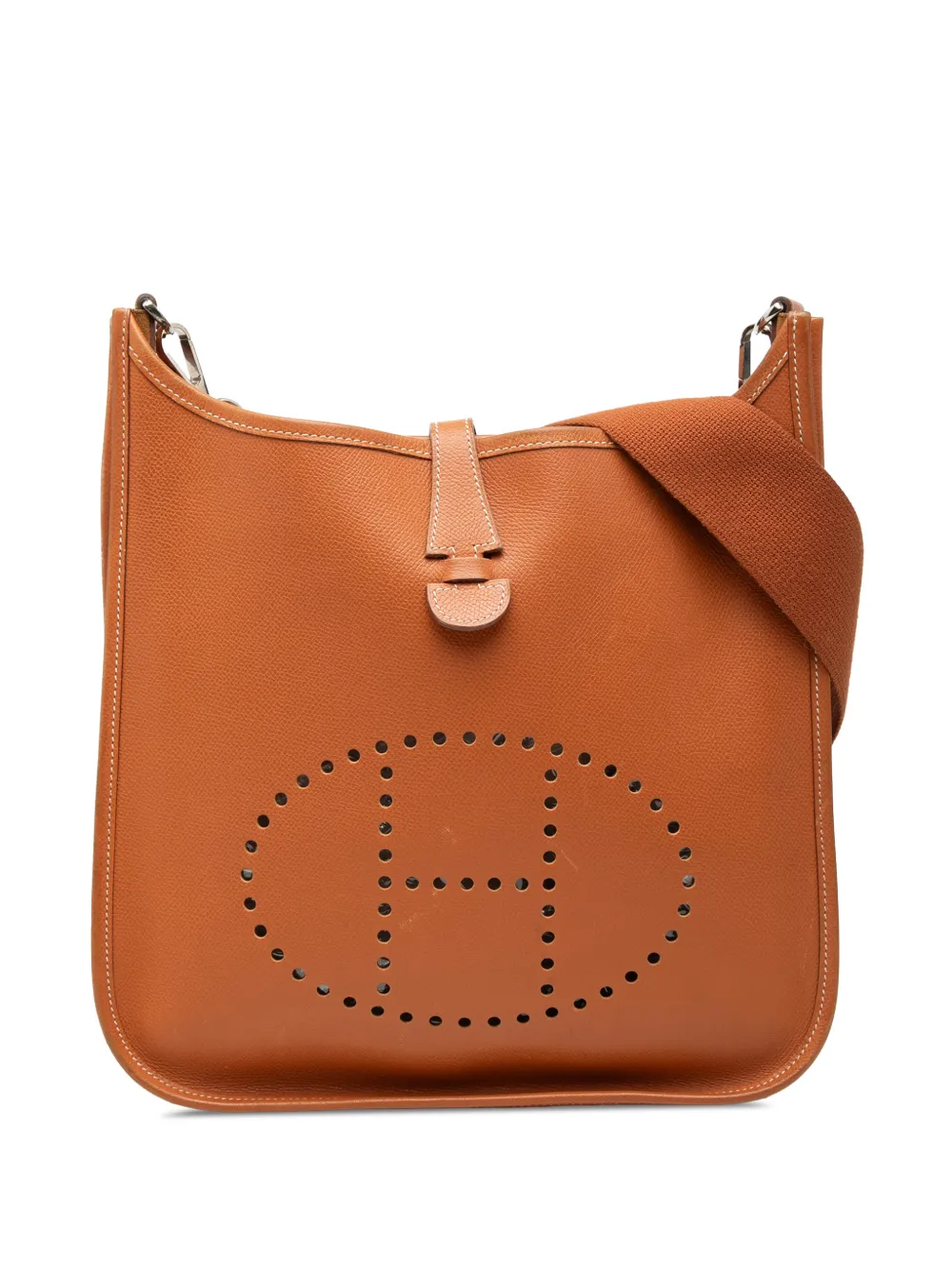 Hermès Pre-Owned 2005 Epsom Evelyne PM crossbody bag - Marrone