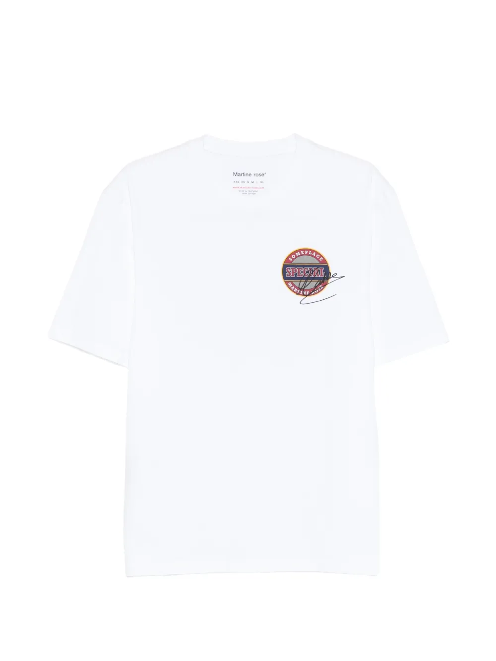 Martine Rose graphic T-shirt - Bianco