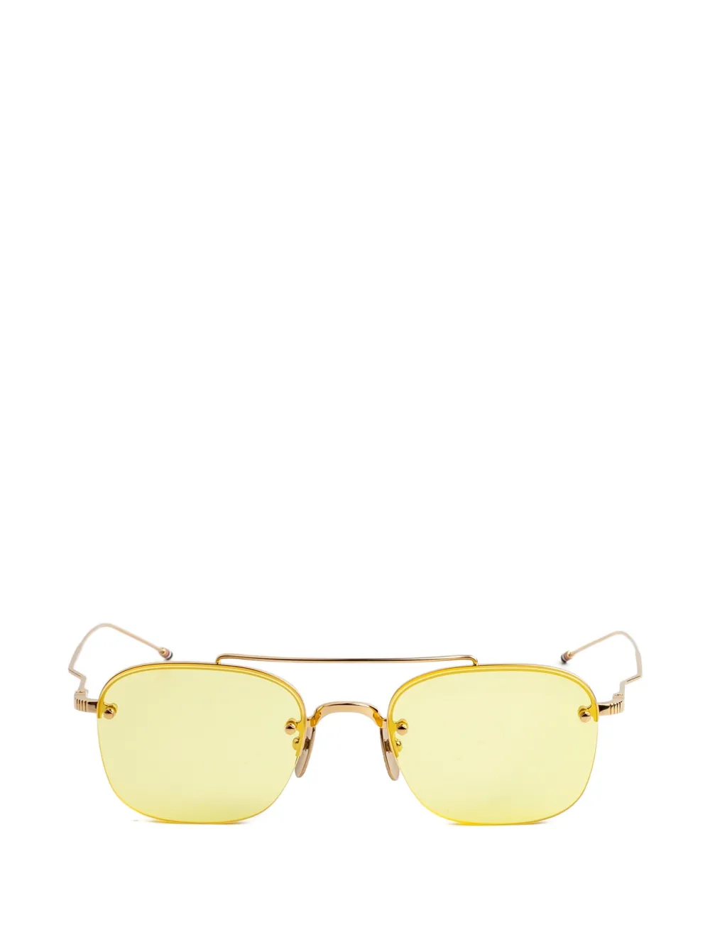 Thom Browne Eyewear pilot-frame sunglasses - Oro