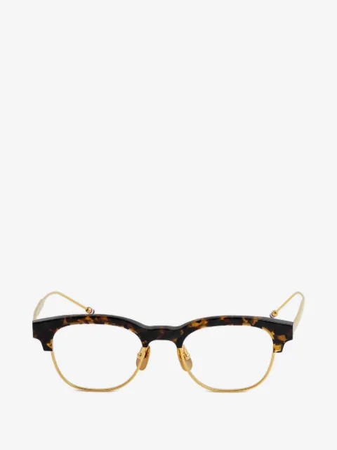 Thom Browne Eyewear lentes de sol con armazón estilo carey