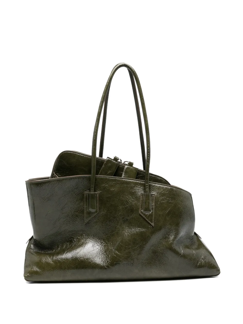 The Attico medium La Passeggiata tote shoulder bag - Verde