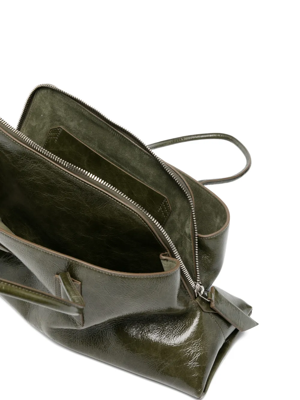 The Attico Medium La Passeggiata tas met handvat Groen