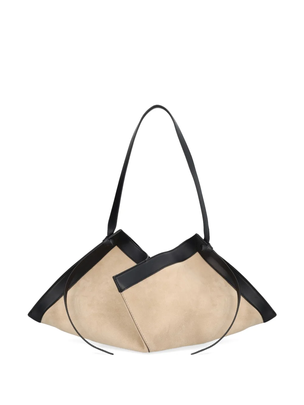 Yuzefi Wonton suede shoulder bag - Toni neutri