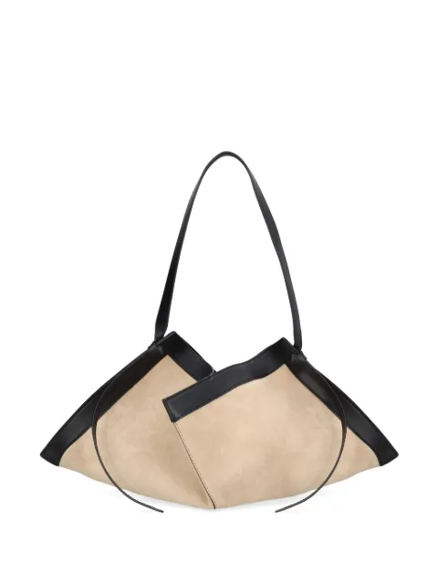 Yuzefi Wonton suede shoulder bag