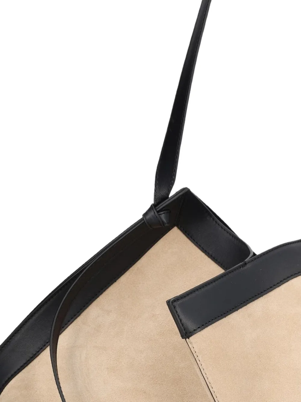 Yuzefi Wonton suède schoudertas Beige