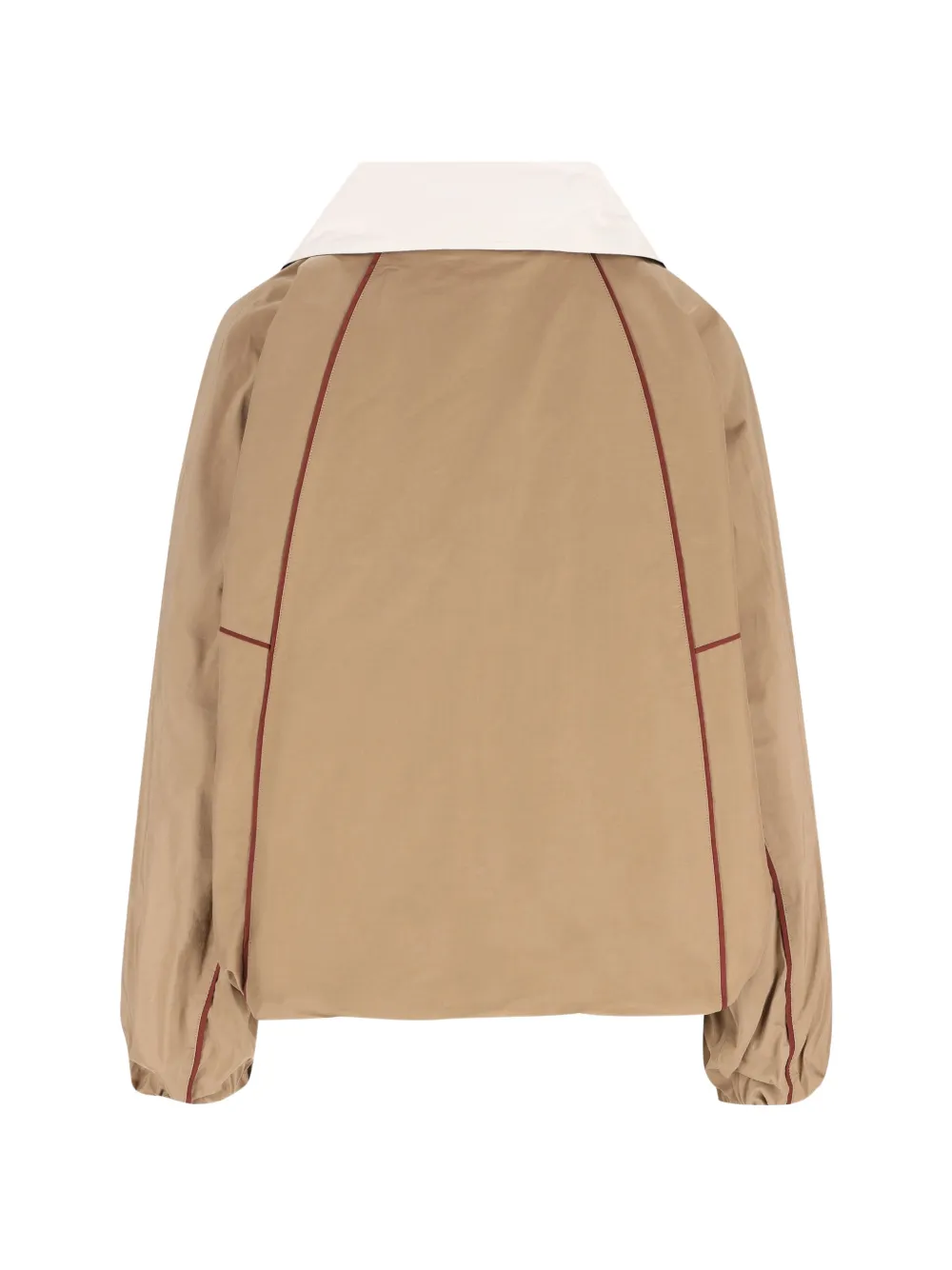  Brunello Cucinelli Contrast-piping Jacket - Neutrals 