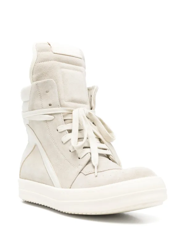 ハイカットスニーカー ホワイト Rick Owens GEOBASKET Rick Owens Geobasket スニーカー | グレー | FARFETCH JP