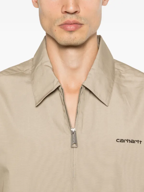 Carhartt WIP Postal zip-up Shirt | Neutrals | FARFETCH