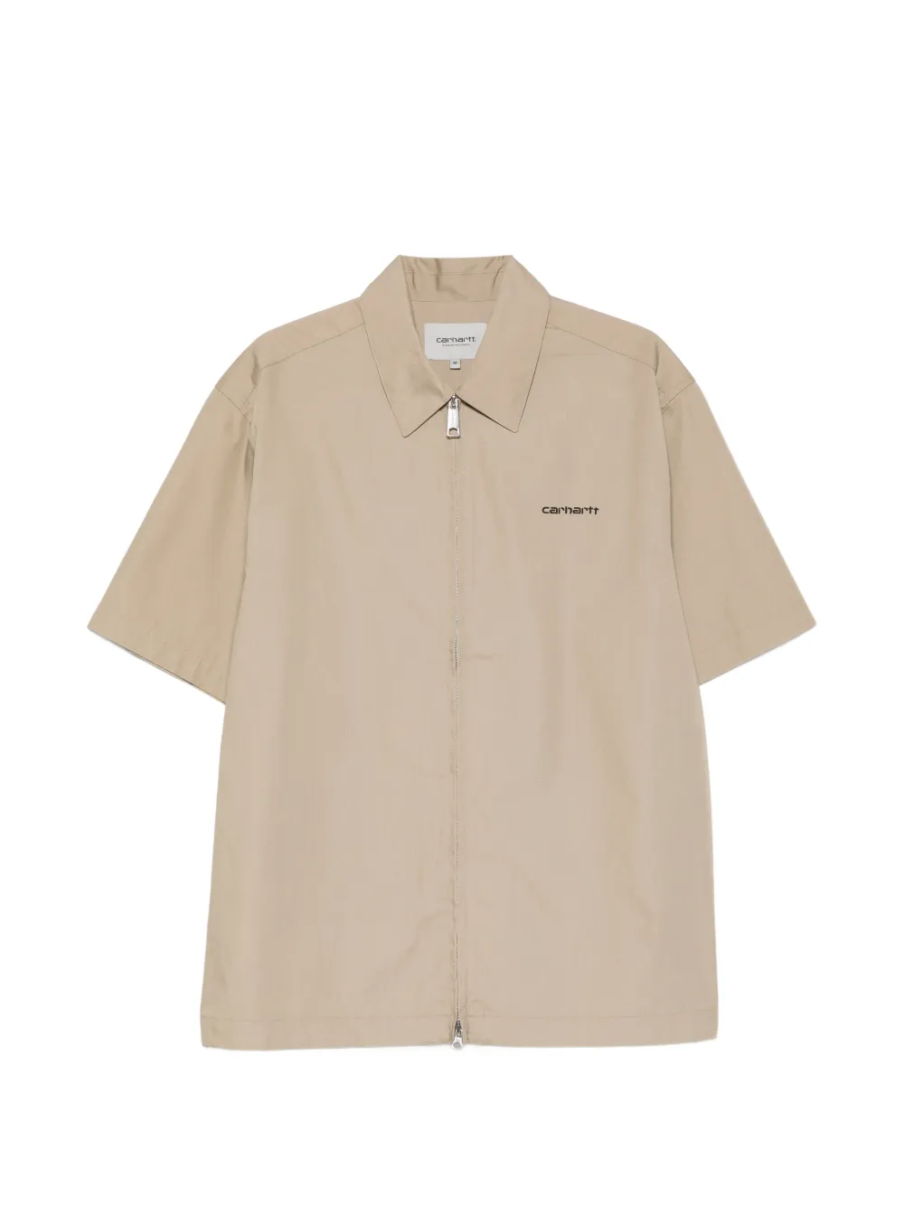Carhartt WIP Postal zip-up shirt - Toni neutri