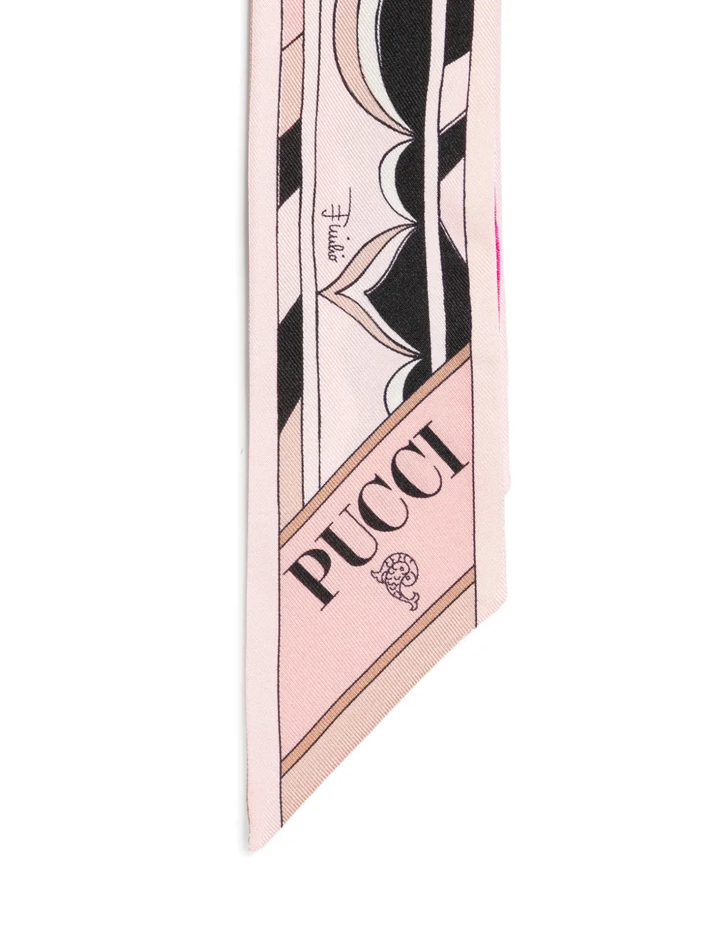 PUCCI mixed-print scarf - Rosa