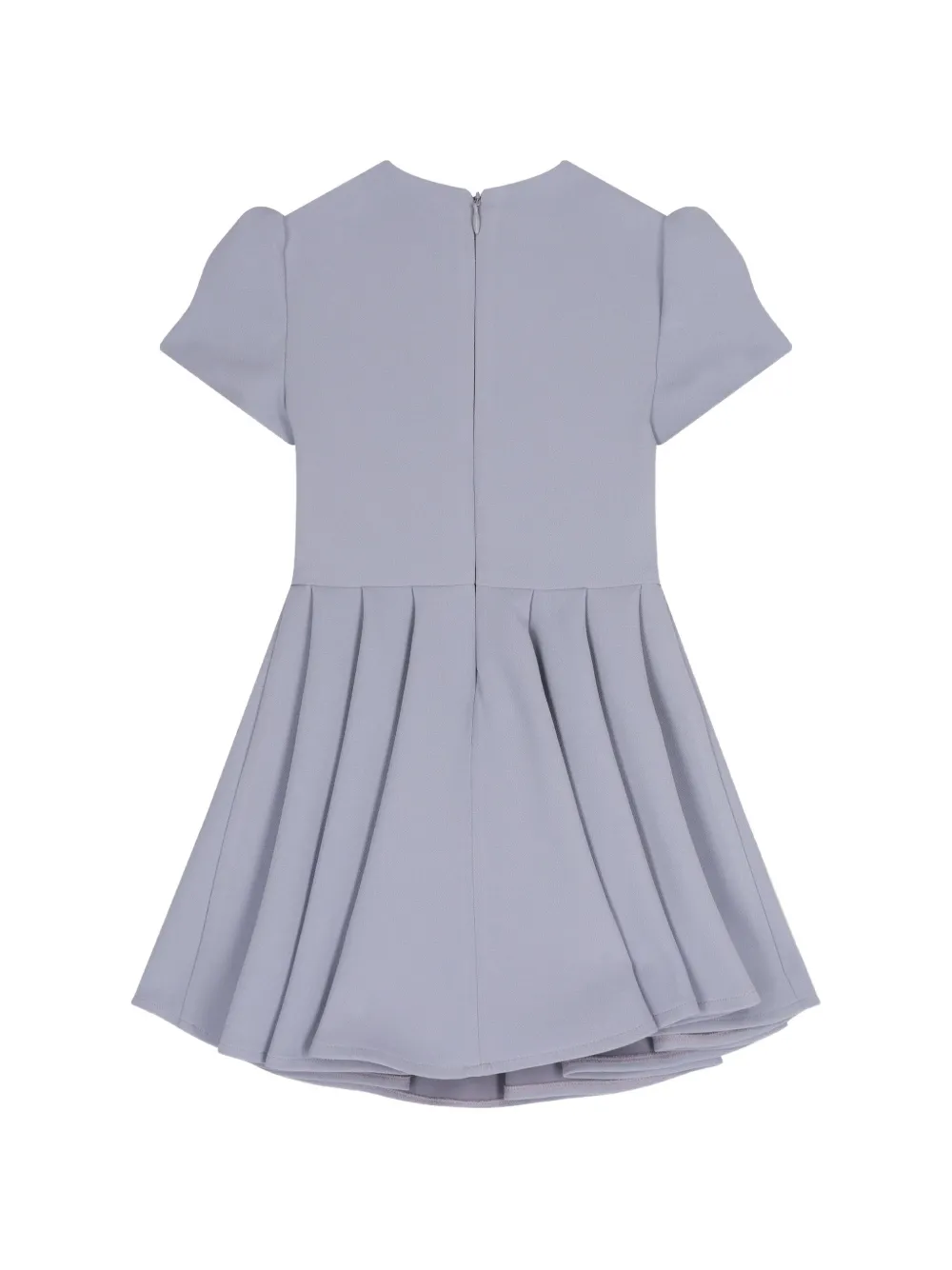 Elisabetta Franchi Kids Diamond geplooide jurk Paars