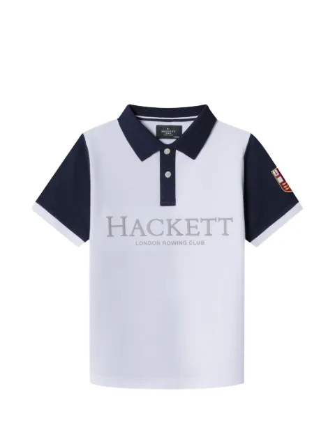 Hackett logo-embroidered polo shirt