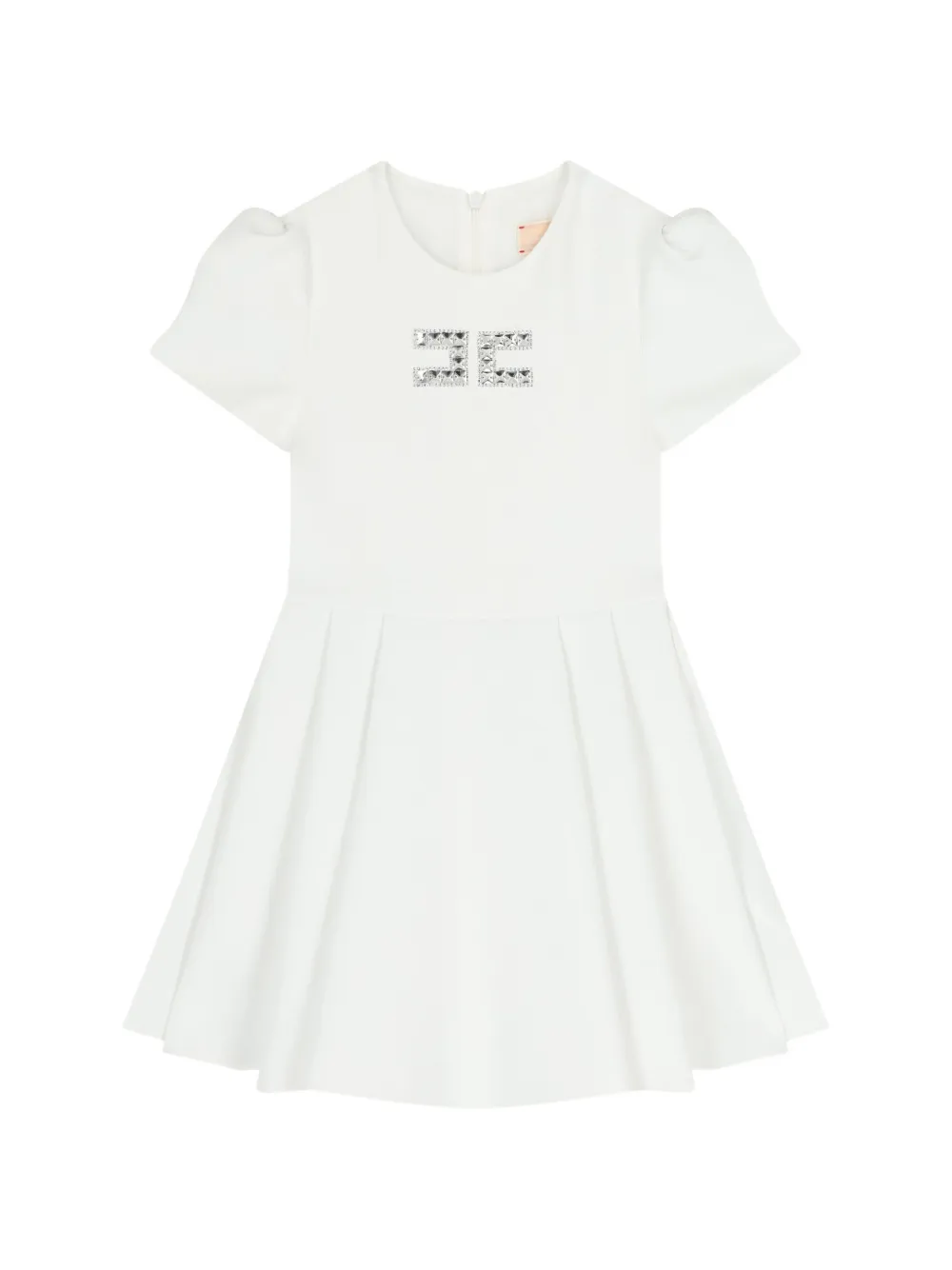 Elisabetta Franchi Kids Abito con decorazione - Bianco